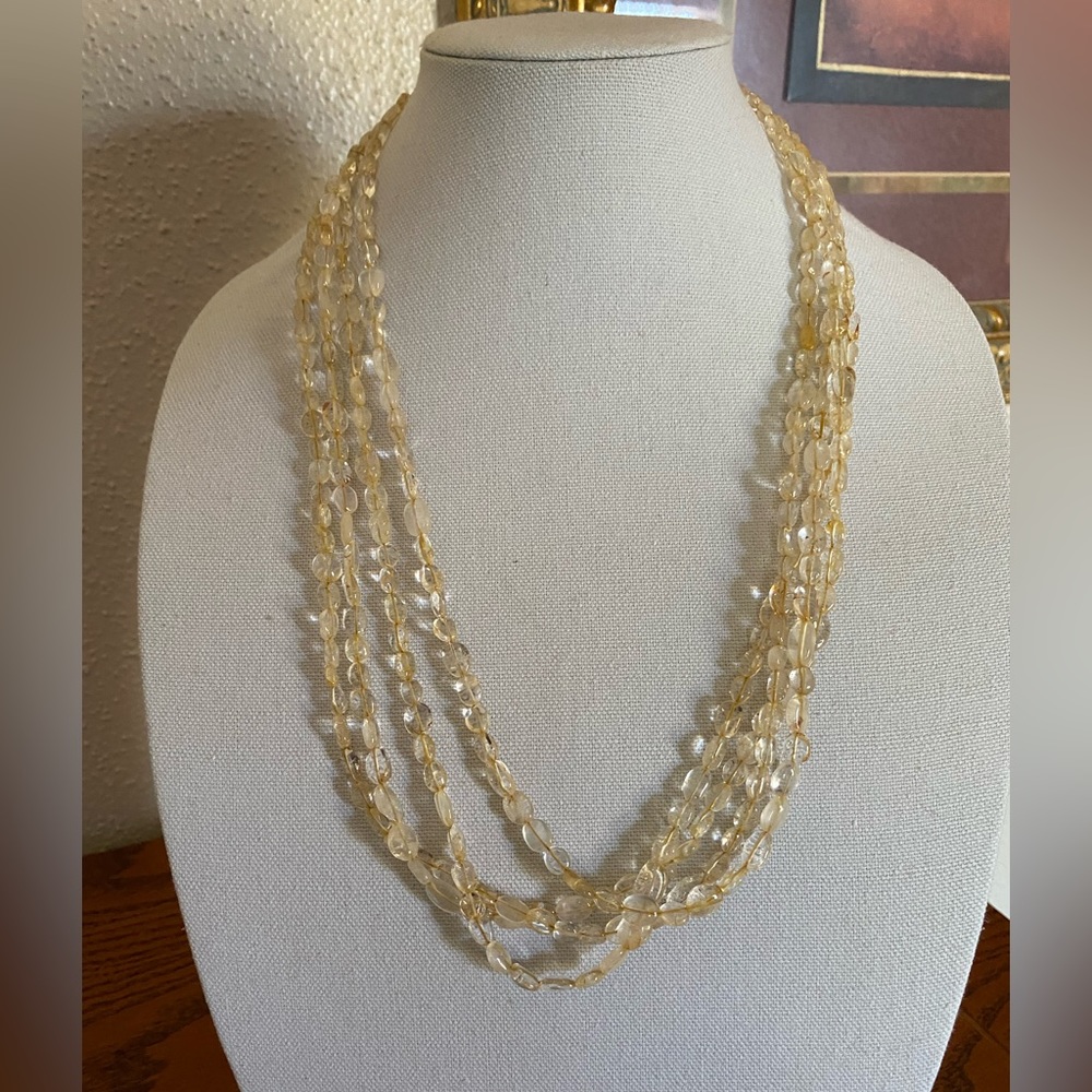 Reserved trade Citrine necklace